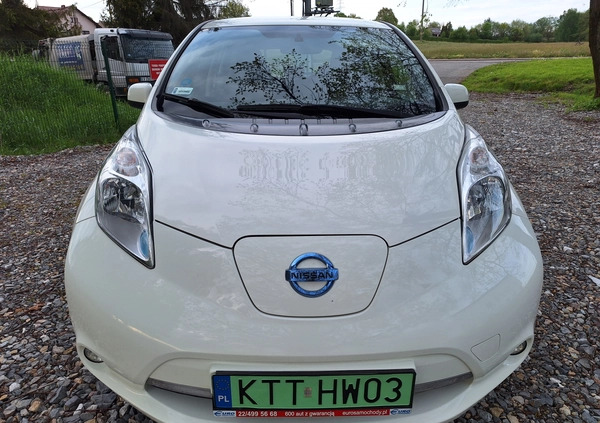 Nissan Leaf cena 48500 przebieg: 62700, rok produkcji 2017 z Kraków małe 254